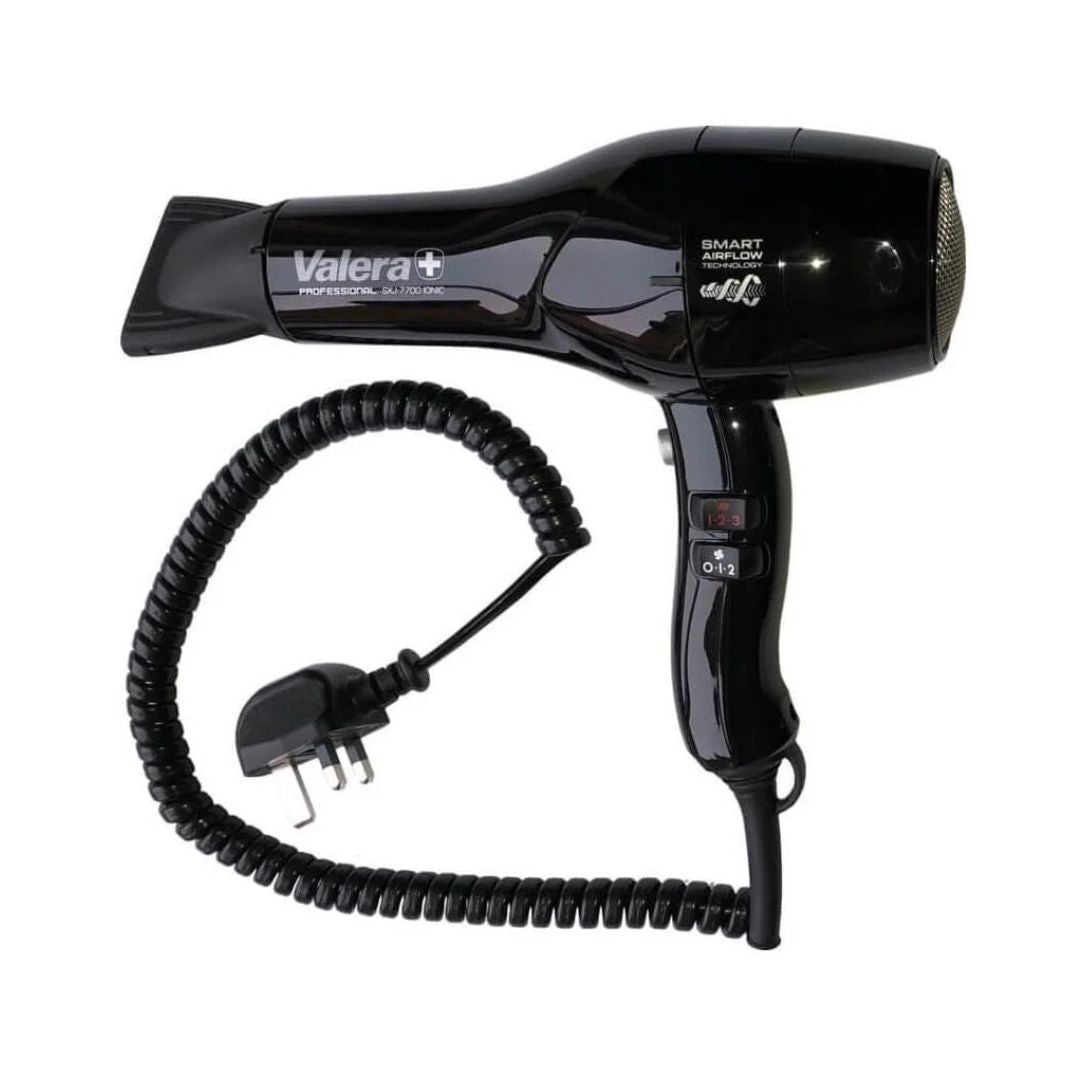 Asciugacapelli ionico Swiss Silent Jet 7700 con ugello concentratore 2000 W | EPAVKB
