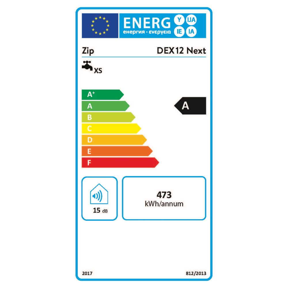 InLine DEX12 NEXT 8.8kW - 11.5kW Single Phase Electronic Instant Water Heater (DEX12NEXT)