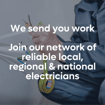We send you work. Join our network of reliable local, regional and national electricians