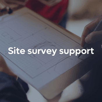Site survey support